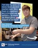 Testimonial der Arbeitszufriedenheitskampagne der IHK Schleswig-Holstein